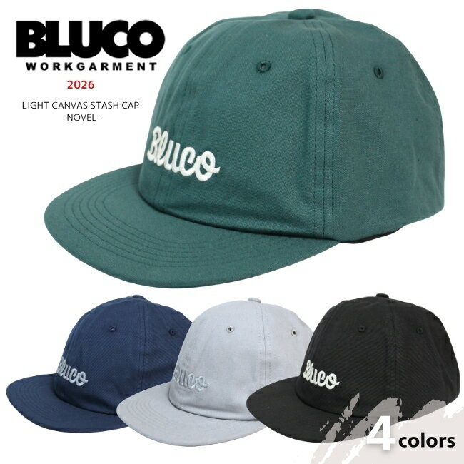 乐天商城 - BLUCO ブルコ CAP ライトキャンバス スタッシュキャップ メンズ -NOVEL- 163-61-048 メンズ 帽子 ストリート ワーク