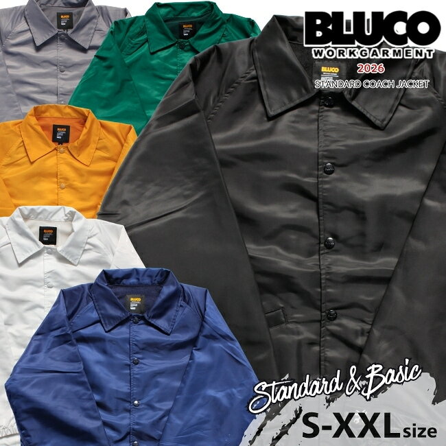 BLUCO コーチジャケット Mサイズ 楽天市場】ブルコ コーチ ジャケット（サイズ（S/M/L）3L）の通販
