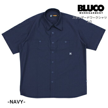 楽天市場】bluco ワークシャツ（カラーネイビー）の通販