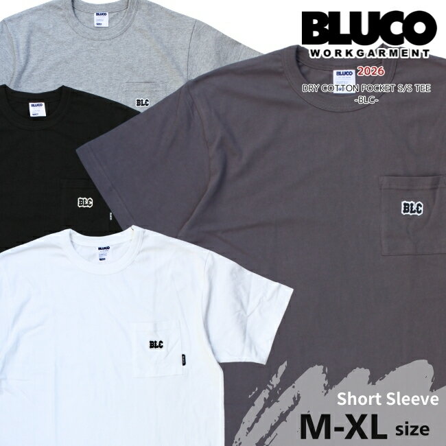 Rakuten - BLUCO ブルコ ポケット半袖Tシャツ ドライコットン -BLC- 161-22-021 Tシャツ 送料無料