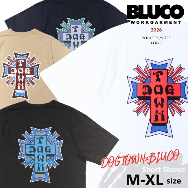 Rakuten - DOGTOWN×BLUCO ポケットTシャツ -LOGO- 半袖Tシャツ メンズ 163-22-030 ドッグタウン×ブルコ コラボ バックプリントTシャツ 送料無料