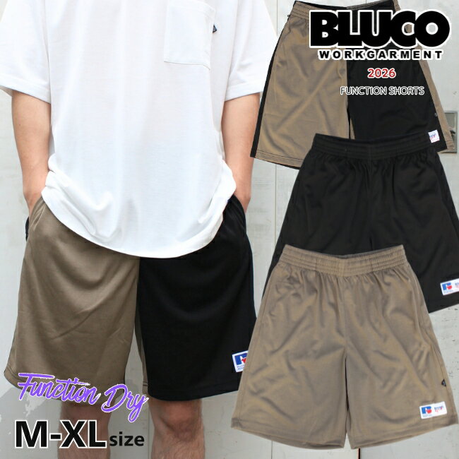 乐天商城 - BLUCO ブルコ ファンクションショーツ 163-45-015 メンズ ショートパンツ イージーパンツ 膝上 薄手 真夏 送料無料