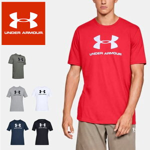 ☆ネコポス アンダーアーマー クリアランス メンズ 半袖Tシャツ UA Sportstyle Logo SS 1358574 スポーツウェア UNDER ARMOUR あす楽対応可