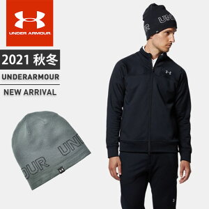 ☆ネコポス アンダーアーマー メンズ ゴルフ 帽子 ニット帽 UA ビーニー ロゴ ニット素材 ドライ 防寒 UNDER ARMOUR 1369340 あす楽対応可