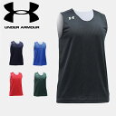 ☆ネコポス アンダーアーマー UA TS リバーシブル Tシャツ ノースリーブシャツ メンズ ルーズ バスケットボール トレーニング UNDER ARMOUR 1295519 あす楽 対応可