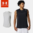 ☆ネコポス アンダーアーマー Tシャツ メンズ ノースリーブ 袖なし タンクトップ 1375345 UNDER ARMOUR ロングショット スリーブレス あす楽 対応可