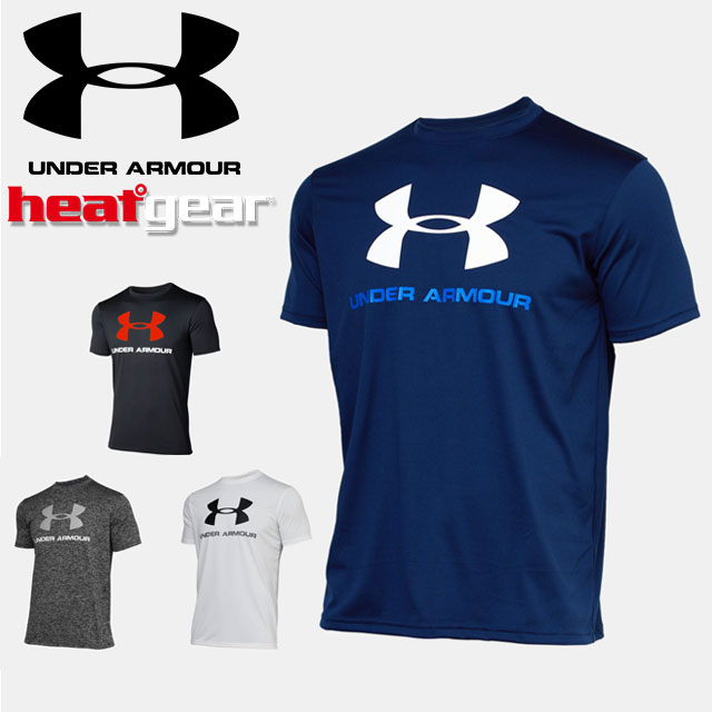 ☆ネコポス アンダーアーマー UNDER ARMOUR UA メンズ トレーニング テック ショートスリーブ ビッグロゴ 1359132 Tシャツ あす楽対応可