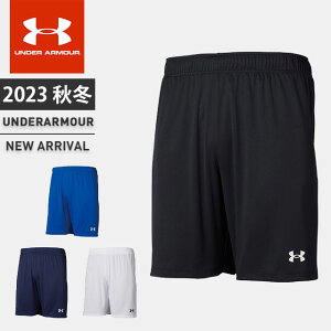 ネコポス アンダーアーマー メンズ ショートパンツ UAチーム サッカー ニットショーツ ルーズ 吸汗速乾 UA TEAM SOCCER KNIT SHORTS トレーニング UNDER ARMOUR 1365024