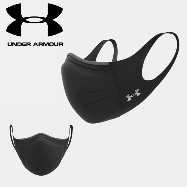 ☆ネコポス アンダーアーマー UNDER ARMOUR UA スポーツマスク フェザーウエイト マスク 洗える 軽量 夏用 UVカット 繰り返し使える 通気性 フェイスマスク 小さめ 大きめ 花粉 メンズ レディース 男女兼用 キッズ 子供 メーカー 1372228 薄い 軽い ランニング あす楽 対応可