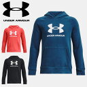 ☆アンダーアーマー クリアランス UNDER ARMOUR UA UAライバルフリース ビッグロゴ フーディー トレーニング BOYS 1379791 あす楽