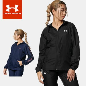 ☆アンダーアーマー クリアランス ウインドブレーカー ジャケット レディース UA WORDMARK WOVEN FZ 1378322 UNDER ARMOUR あす楽