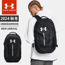 ☆アンダーアーマー メンズ レディース バック バッグ リュック カバン UA ハッスル6.0 バックパック ストーム はっ水 耐久性 軽量 パソコン用収納スペ...