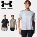 ☆ネコポス アンダーアーマー UNDER ARMOUR UA UAテック ボックス オールオーバー プリント ショートスリーブTシャツ トレーニング WOMEN 1384712 あす楽 対応可