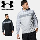 ☆【お買い物マラソン！最大10 OFFクーポン配布中】 アンダーアーマー クリアランス UNDER ARMOUR UA UAスポーツスタイル ウィンドブレーカー プリント ジャケット トレーニング MEN 1384814 あす楽