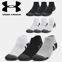 ☆アンダーアーマー UNDER ARMOUR ユニセックス トレーニング 靴下 UAパフォーマンステック ローカット ソックス 3足セット メンズ ウィメンズ ...