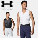 ☆ネコポス アンダーアーマー クリアランス UNDER ARMOUR UA UAアイソチル フィッティド スリーブレス Vネック シャツ ゴルフ MEN 138...