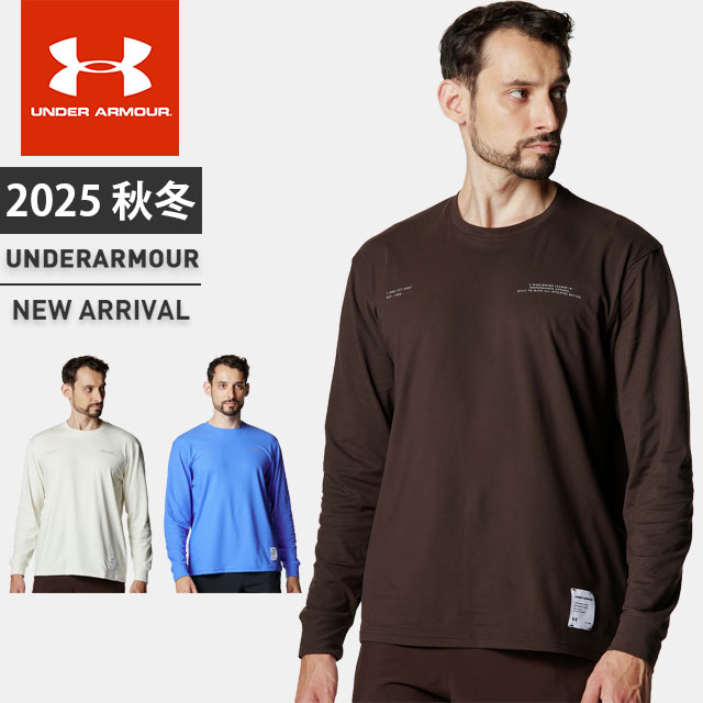 ☆ネコポス アンダーアーマー クリアランス メンズ Tシャツ 長袖 丸首 UA モチベート グラフィック ロン..