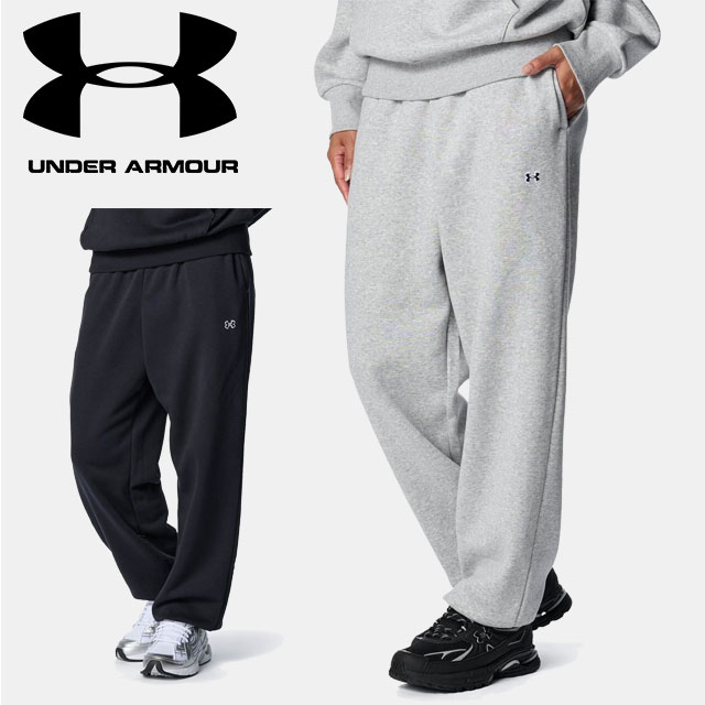 ☆アンダーアーマー UNDER ARMOUR ウィメンズ UAライバルフリース オーバーサイズド パンツ Train ロングパンツ スウェット＆フリース 6007714
