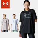☆ネコポス【お買い物マラソン!最大10%OFFクーポン配布中♪】 アンダーアーマー Tシャツ 半袖 レディース UA TECH OVERSIZE SHORT S...