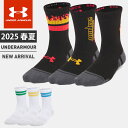 ☆アンダーアーマー クリアランス レディース 靴下 3足組 UA パフォーマンス テック クルー ソックス ミドル丈 快適 通気性 吸汗速乾 抗菌防臭 メッシュ...