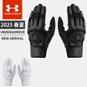 ☆ネコポス アンダーアーマー メンズ 野球 手袋 バッテ UA ヤード プロ バッティング グローブ ノンカラー 両手用 ウォッシャブル対応 高校野球対応 ホー...