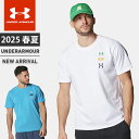 ★ネコポス アンダーアーマー クリアランス メンズ Tシャツ 半袖 丸首 UA ヘビーウエイト エボリューション ロゴ ショートスリーブ ルーズ コットン 快適...