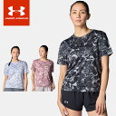 ☆ネコポス【お買い物マラソン!最大10%OFFクーポン配布中♪】 アンダーアーマー レディース 半袖 機能 Tシャツ UAテック ボックス オールオーバー プリ...