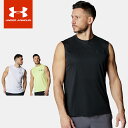 ☆ネコポス【お買い物マラソン!最大10%OFFクーポン配布中♪】 アンダーアーマー ノースリーブ Tシャツ メンズ UNDER ARMOUR UAアーマードライ...