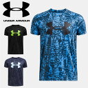 ★ネコポス【お買い物マラソン!最大10%OFFクーポン配布中♪】 アンダーアーマー UNDER ARMOUR キッズ UAテック ショートスリーブTシャツ オールオーバープリント ビッグロゴ トレーニング Tシャツ 1363278