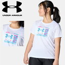 ★ネコポス【お買い物マラソン!最大10%OFFクーポン配布中♪】 アンダーアーマー クリアランス UNDER ARMOUR キッズ UAテック ロゴ フラワーグラフィック ショートスリーブ Tシャツ Train 1389762