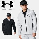 ☆【お買い物マラソン!最大10%OFFクーポン配布中♪】 アンダーアーマー クリアランス UNDER ARMOUR メンズ UAドライブ ストレッチウーブン 3D ジャケット ゴルフ 6001268 アウトドア スポーツ ジム 運動 部活 長袖 フルジップ アウター 撥水 ストレッチ ポケット