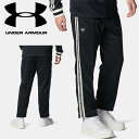 ☆アンダーアーマー UNDER ARMOUR メンズ UAトラックパンツ スポーツスタイル パンツ アウトドア スポーツ ジム 運動 部活 長ズボン ロングパンツ ボトムス ポケット ドローコード 調節可能 ロゴテープ(4)