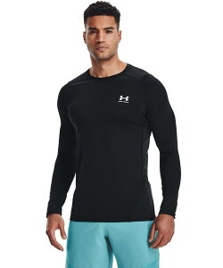 公式 アンダーアーマー UNDER ARMOUR メンズ トレーニング ベースレイヤー UA ヒートギアアーマー フィッティド ロングスリーブシャツ アンダーシャツ インナー 長袖 1361506 インナー アンダーウェア 吸汗速乾 抗菌 防臭 通気性 紫外線カット アウトドア ジム 運動 部活