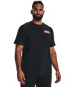 公式 アンダーアーマー UNDER ARMOUR メンズ トレーニング Tシャツ UA プロジェクトロック ヘビーウエイト ショートスリーブTシャツ 〈グローブ〉 半袖 1376898 トップス カットソー ロゴ バックプリント 吸汗速乾 アウトドア 運動 部活 スポーツ ジム