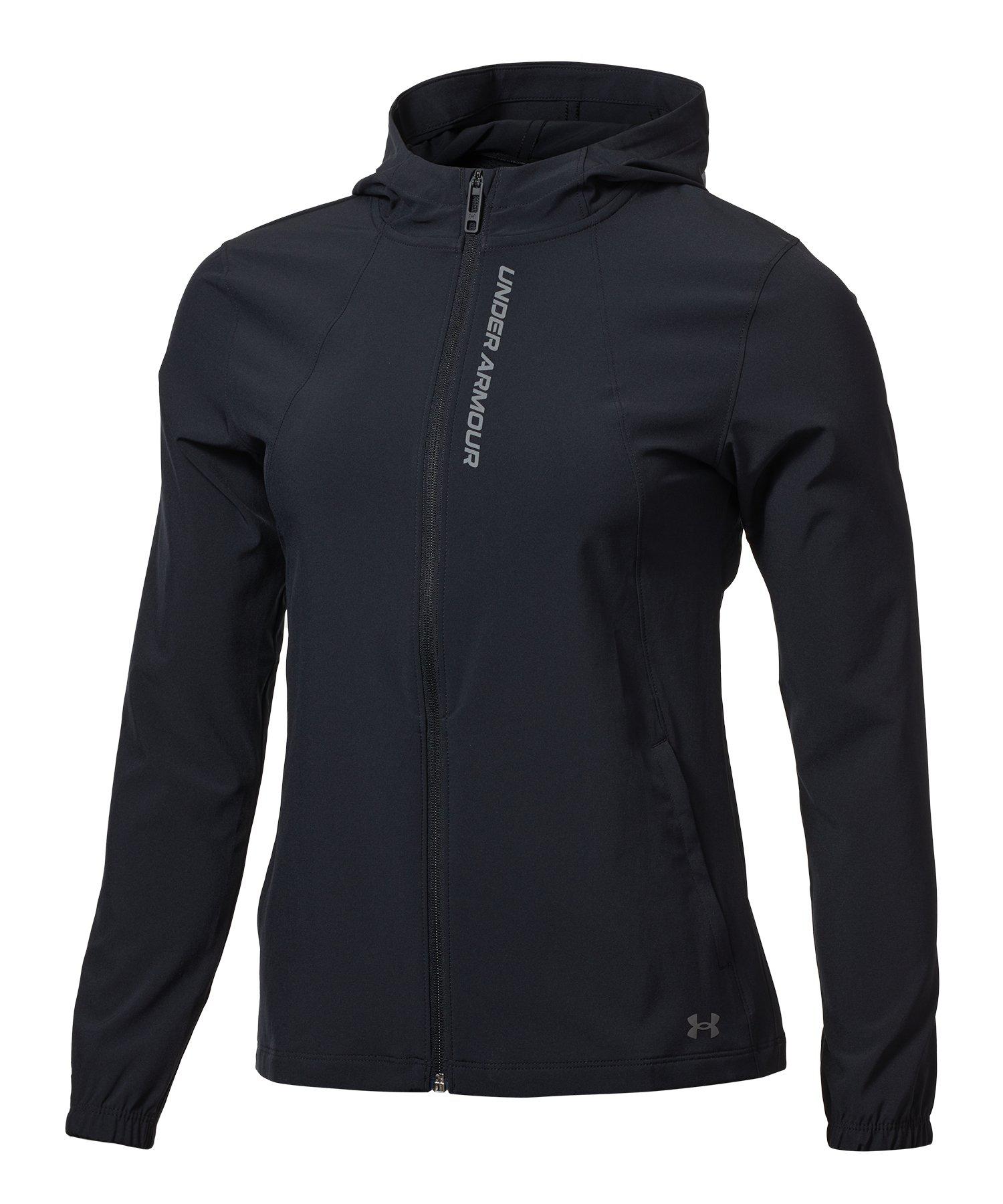 公式 アンダーアーマー UNDER ARMOUR UA UAアウトランザストーム ジャケット（ランニング/WOMEN） 1377043 ジャケット アウター ウインドブレーカー ウィメンズ レディース 陸上 マラソン アウトドア スポーツ ジム 部活 長袖 フルジップ フード 撥水 軽量 ドライ