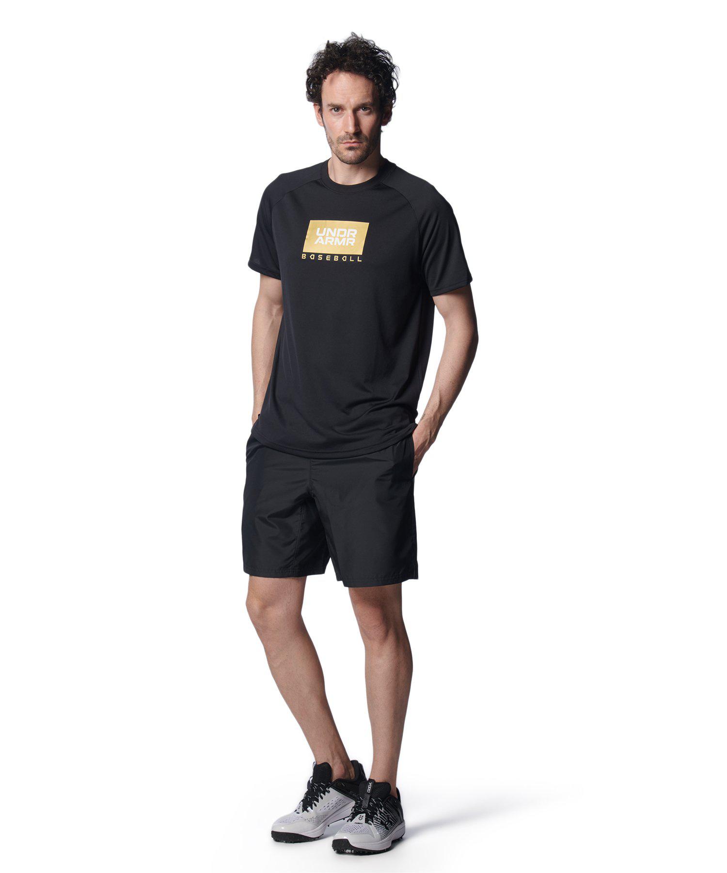 【30%OFF】【父の日】公式 アンダーアーマー UNDER ARMOUR メンズ ベースボール タンクトップ UA テック ショートスリーブTシャツ シャツ 野球 1378238 半袖Tシャツ 吸汗速乾 抗菌防臭 スポーツウェア スポーツ アウトドア フィットネス ランニング ウェア 運動 部活 3