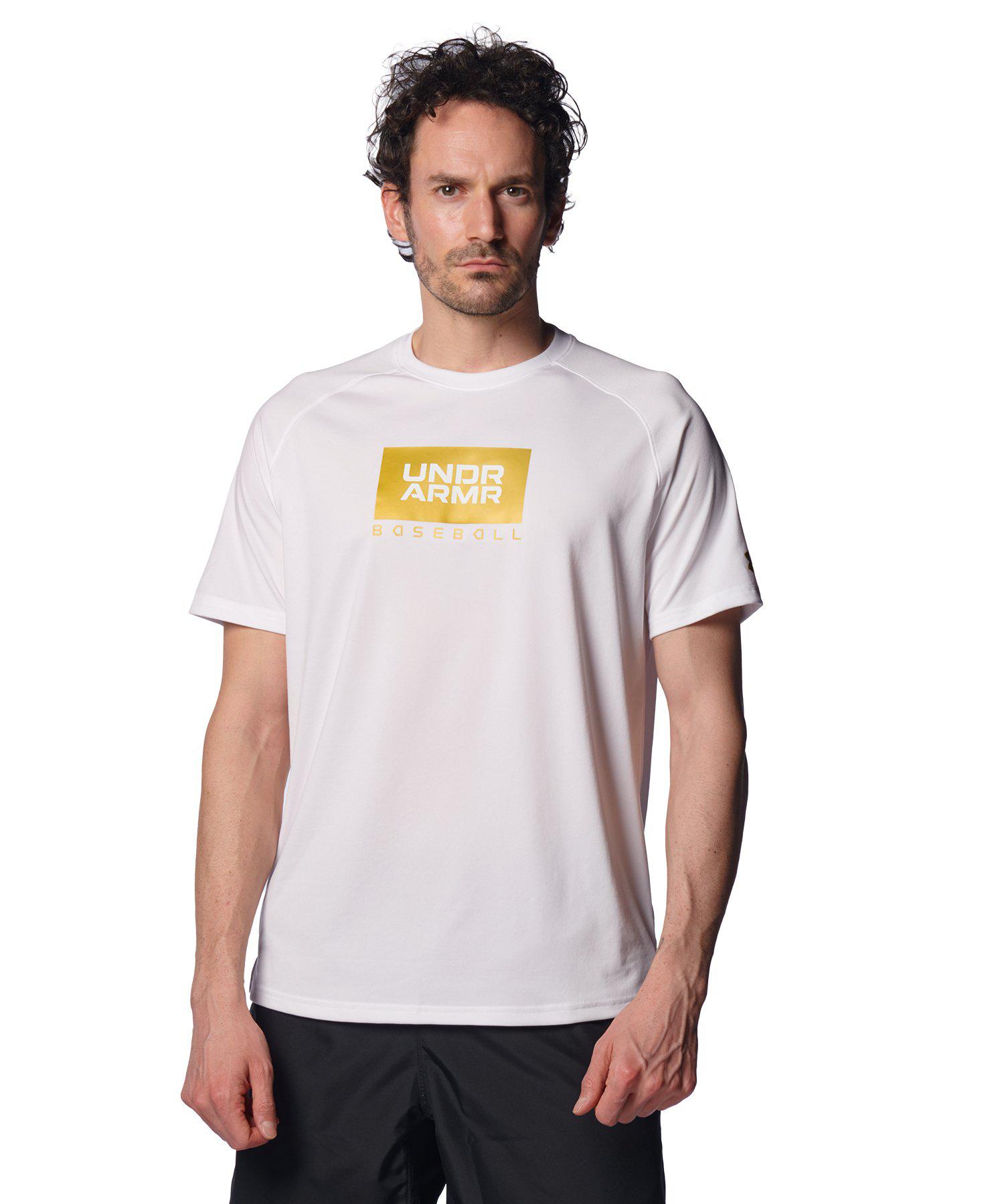 【50%OFF】【父の日】公式 アンダーアーマー UNDER ARMOUR メンズ ベースボール タンクトップ UA テック ショートスリーブTシャツ シャツ 野球 1378238 半袖Tシャツ 吸汗速乾 抗菌防臭 軽量 スポーツウェア スポーツ アウトドア ジム ランニング ウェア ウエア 運動 部活のサムネイル
