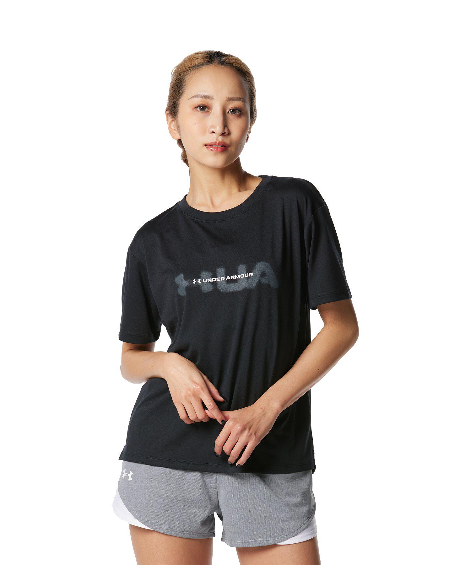 【30 OFF】公式 アンダーアーマー UNDER ARMOUR レディース トレーニング Tシャツ UA テック ショートスリーブTシャツ 〈ボックスワードマーク〉 半袖ウィメンズ1378310 半袖Tシャツ 吸汗速乾 抗菌防臭 スポーツ アウトドア フィットネス ジム ウェア 部活