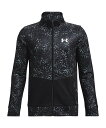 【30 OFF】公式 アンダーアーマー UNDER ARMOUR キッズ ボーイズ トレーニング ジャージ UAペナント ノベルティ フルジップ ジャケット 1373496 アウトドア スポーツ ジム 運動 部活 ジュニア 長袖 アウター 軽量 裏起毛 保温 速乾 ポケット 長袖 カモ柄