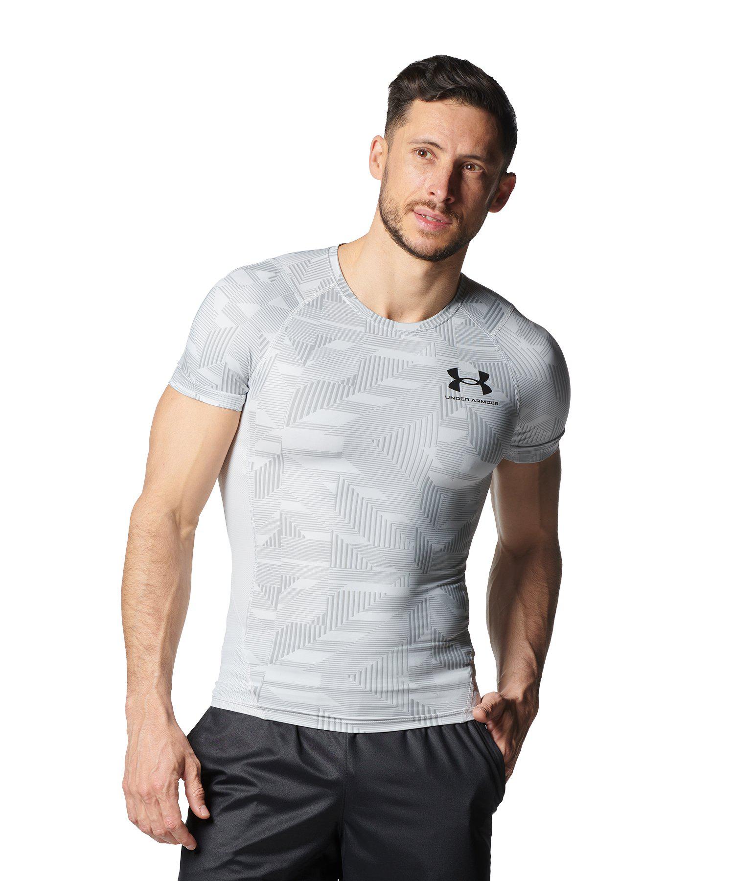 公式 アンダーアーマー UNDER ARMOUR メンズ トレーニング アンダーシャツ UA アイソチル コンプレッション ショートスリーブシャツ 〈ノベルティ〉 ベースレイヤー コンプレッション インナー 半袖 1378345 ベースレイヤー 抗菌防臭 通気性 スポーツ