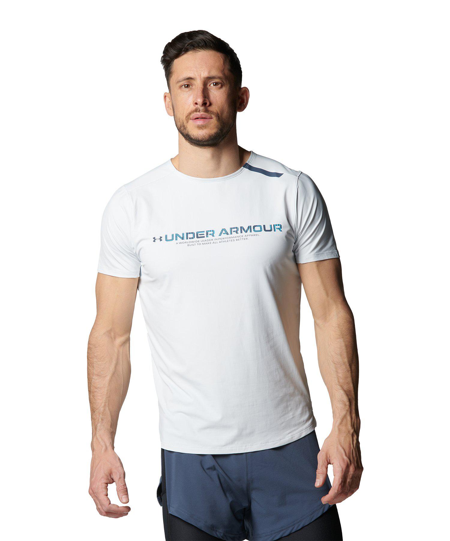 公式 アンダーアーマー UNDER ARMOUR メンズ トレーニング Tシャツ UA アイソチル ショートスリーブTシャツ 〈グラフィック〉 半袖1378355 半袖Tシャツ 抗菌防臭 メッシュパネル 通気性 スポーツウェア スポーツ アウトドア フィットネス ウェア 部活