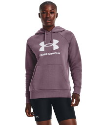 【母の日】【30%OFF】公式 アンダーアーマー UNDER ARMOUR ウィメンズ トレーニング パーカー&トレーナー UAライバルフリース ビッグロゴ フーディー ウィメンズ 1379501 アウトドア スポーツ ジム 運動 部活 レディース 長袖 フード コットン 起毛 保温 吸汗 速乾