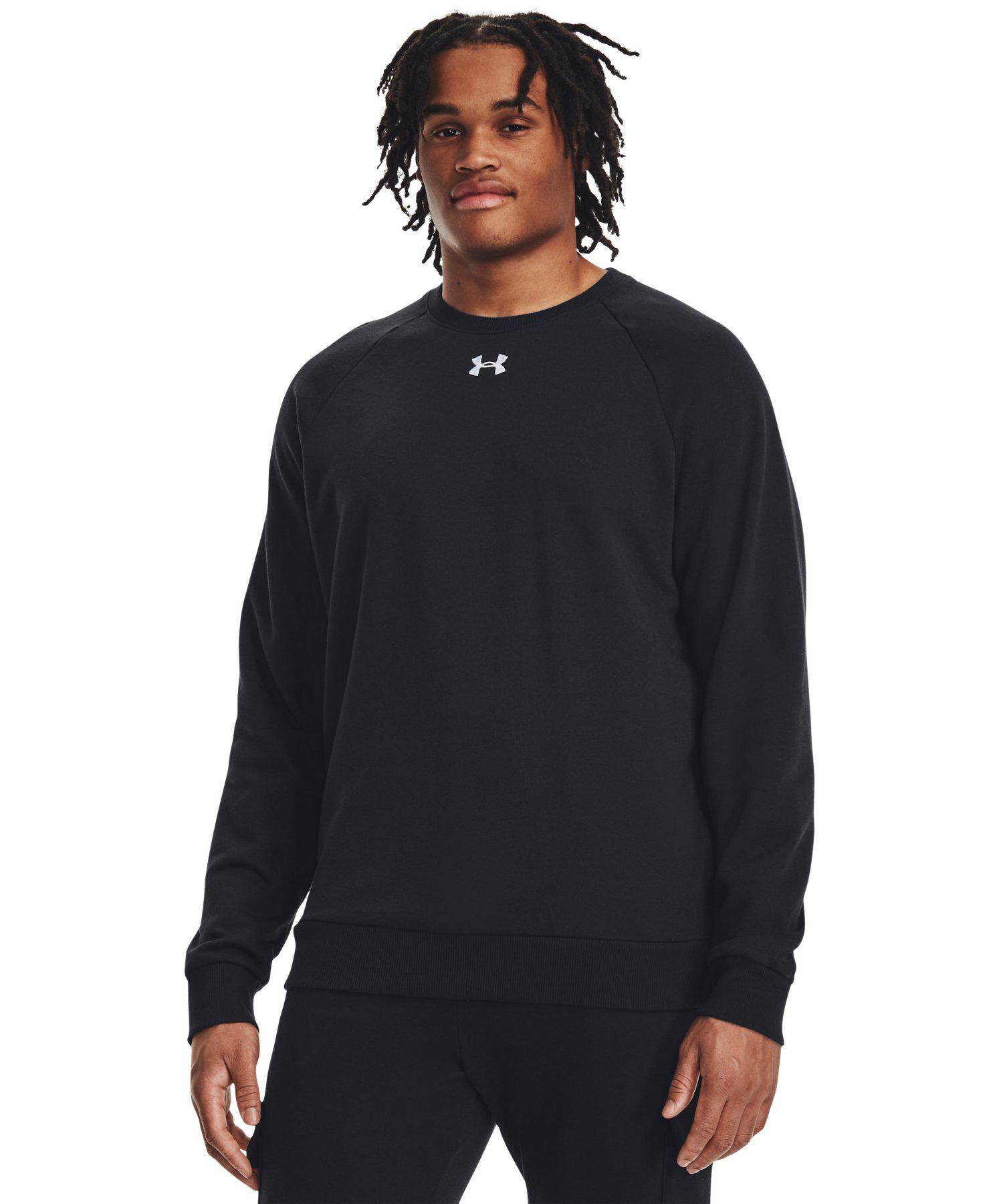 【30%OFF】【父の日】公式 アンダーアーマー UNDER ARMOUR メンズ トレーニング UAライバルフリース クルー 1379755 トレーナー アウトドア スポーツ ジム 運動 部活 長袖 軽量 吸汗 速乾 フリース 裏起毛 保温 ドライ 2