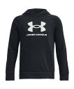 【30%OFF】公式 アンダーアーマー UNDER ARMOUR キッズ ボーイズ トレーニング UAライバルフリース ビッグロゴ フーディー 1379791 アウトドア スポーツ ジム 運動 部活 ジュニア パーカー フード 長袖 吸汗 速乾 裏起毛 保温 軽量 カンガルーポケット