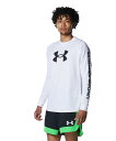 公式 アンダーアーマー UNDER ARMOUR メンズ バスケットボール UAテック ビッグロゴ ロングスリーブTシャツ 1381374 アウトドア スポーツ ジム 運動 部活 ロングTシャツ 長袖 軽量 吸汗 速乾 伸縮 消臭 ドライ