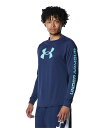 公式 アンダーアーマー UNDER ARMOUR メンズ バスケットボール UAテック ビッグロゴ ロングスリーブTシャツ 1381374 アウトドア スポーツ ジム 運動 部活 ロングTシャツ 長袖 軽量 吸汗 速乾 伸縮 消臭 ドライ