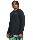 【30 OFF】公式 アンダーアーマー UNDER ARMOUR メンズ トレーニング Tシャツ UAプロジェクトロック ブラフマ ロングスリーブ シャツ 長袖 ロンT 1379840 アウトドア スポーツ ジム 運動 部活 コットン 吸汗 速乾 ドライ