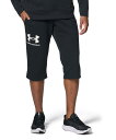 公式 アンダーアーマー UNDER ARMOUR UA UAライバルテリー 3/4パンツ（トレーニング/MEN） 1384819 パンツ スウェット フリース ロングパンツ アウトドア スポーツ ジム 運動 部活 メンズ 速乾 調整可能 ポケット 吸汗 ドライ