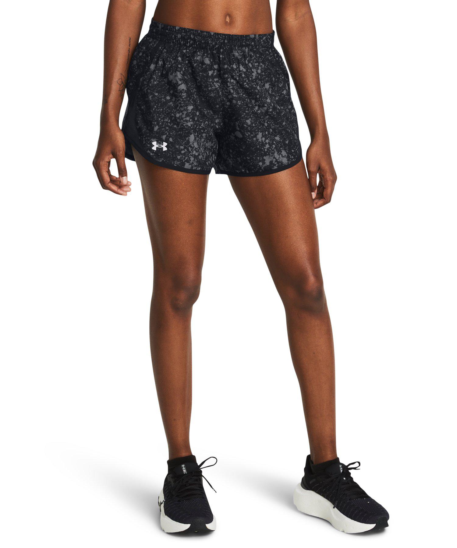 公式 アンダーアーマー UNDER ARMOUR UA UAフライバイ プリント ショーツ（ランニング/WOMEN） 1382439 ハーフパンツ ランニングパンツ ランパン ショートパンツ 半ズボン ウィメンズ レディース 陸上 マラソン アウトドア スポーツ ジム 調整可能 ポケット インナー付き