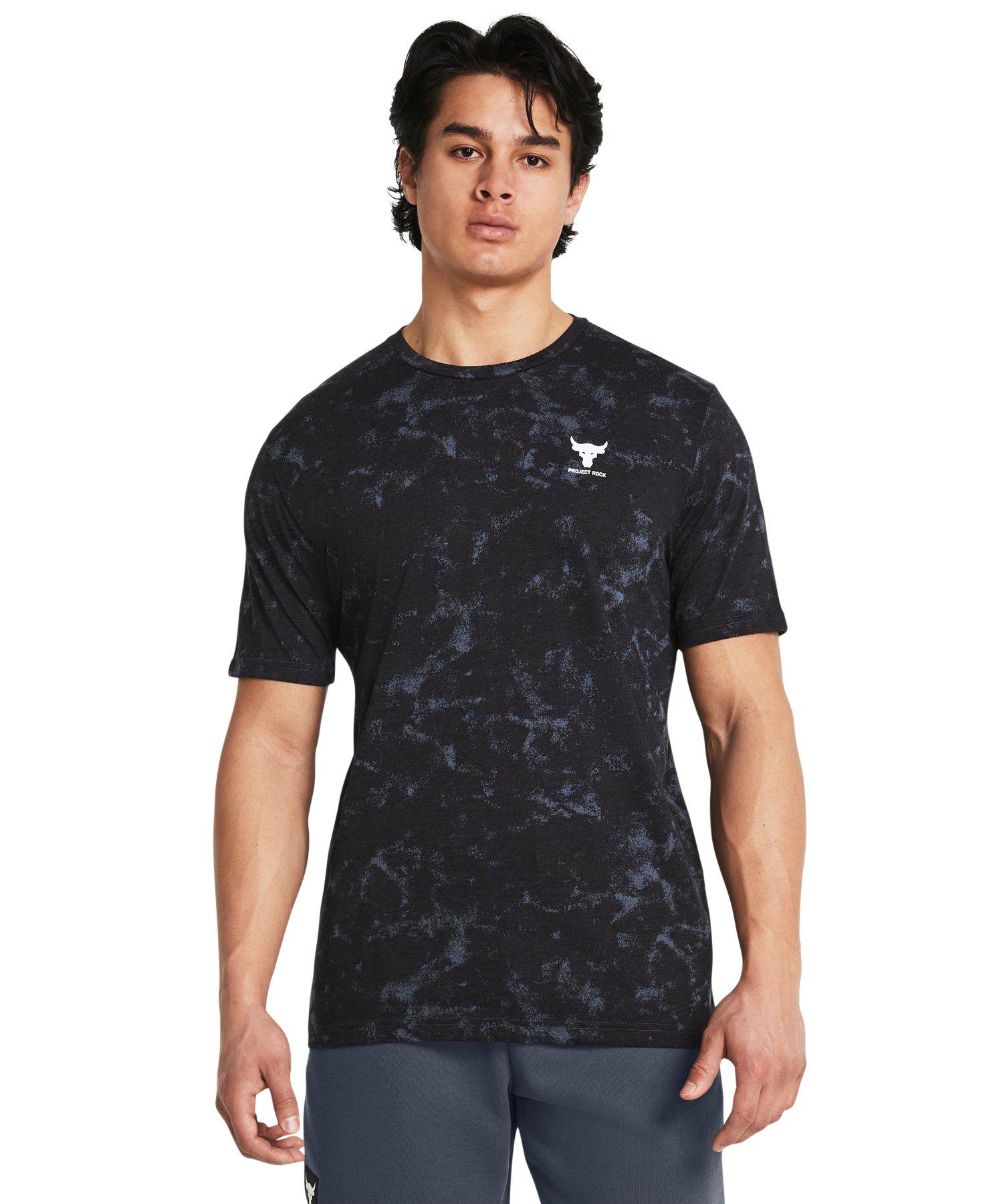 【父の日】公式 アンダーアーマー UNDER ARMOUR UA UAプロジェクトロック グラフィック ショートスリーブTシャツ（トレーニング/MEN） 1383194 Tシャツ 半袖 アウトドア スポーツ ジム 運動 部活 メンズ 吸汗 ドライ